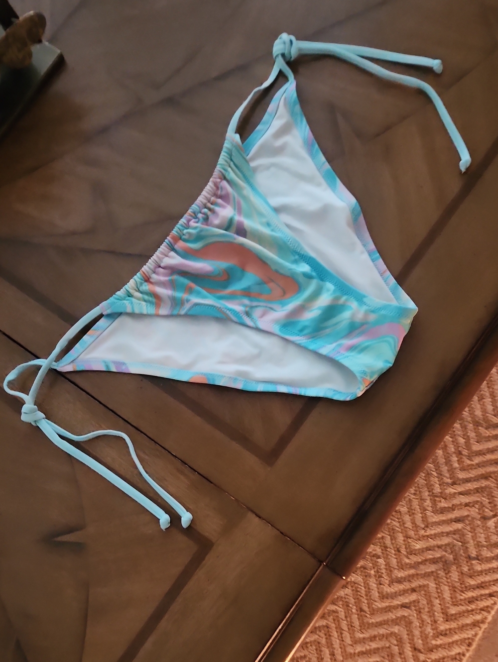 PINK by Victoria's Secret Pastel Swirl Bikini Bottom